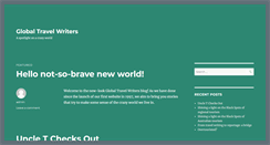 Desktop Screenshot of globaltravelwriters.com